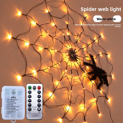 Glowing Spider Halloween Lights