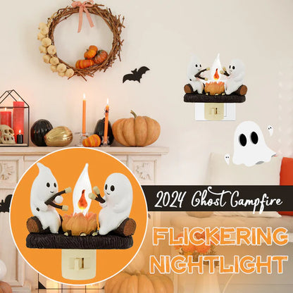 Halloween Ghost Flickering Night Light