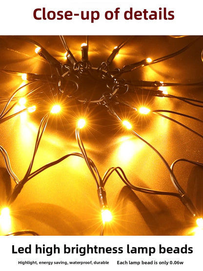Glowing Spider Halloween Lights