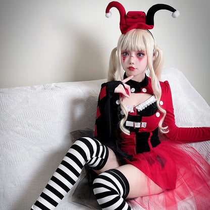 Halloween Clown Costume Set