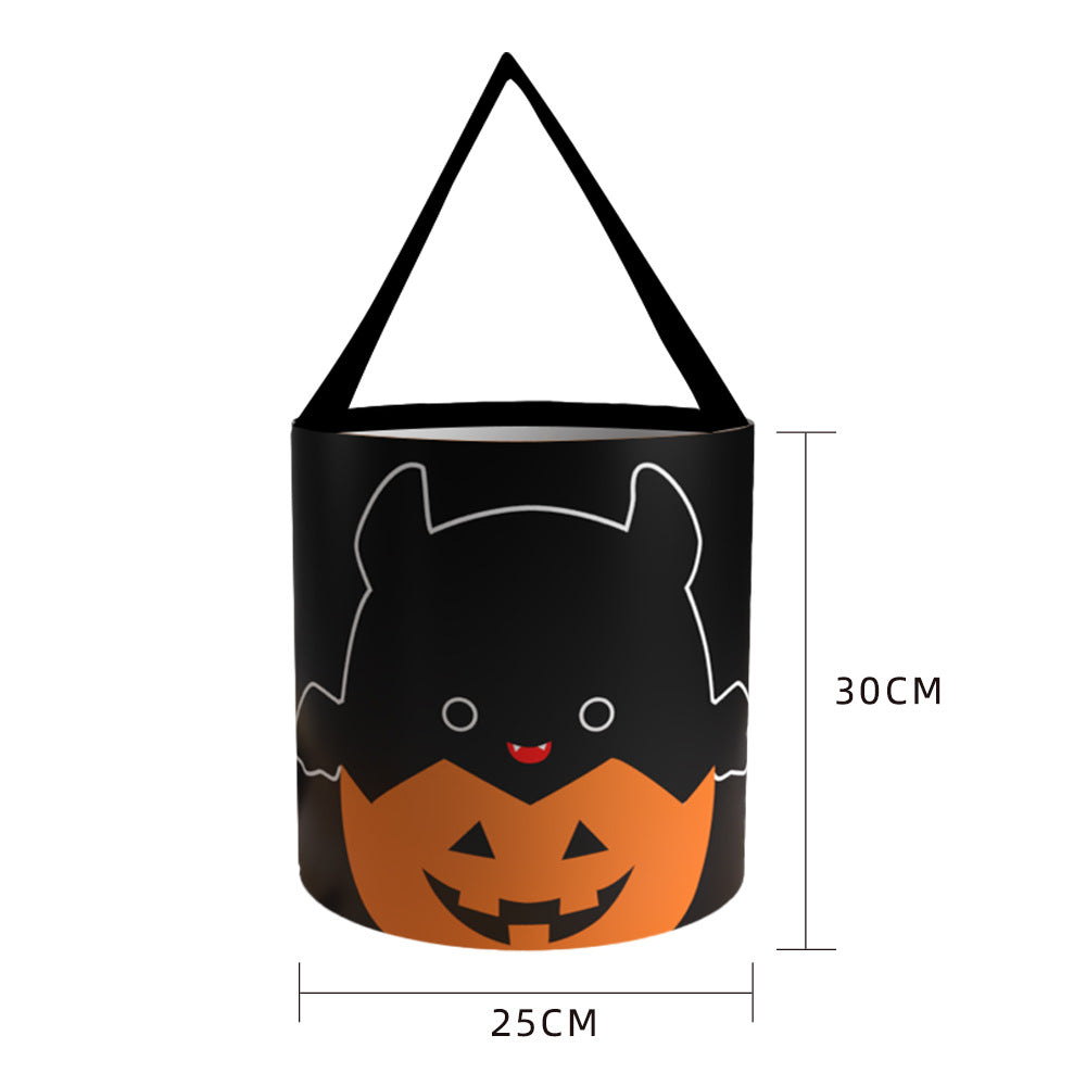 Glowing Pumpkin Halloween Candy Bag