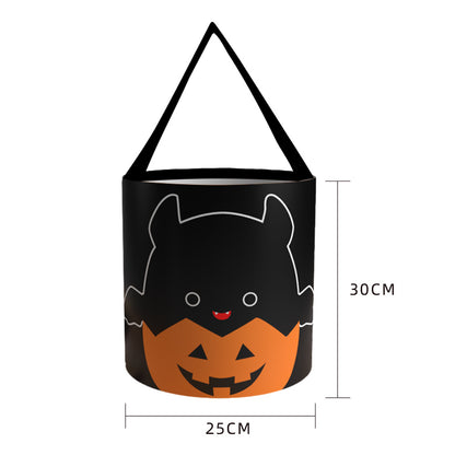 Glowing Pumpkin Halloween Candy Bag