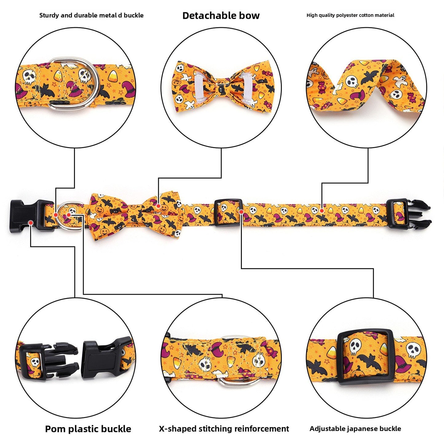 Spooky Halloween Pet Collar