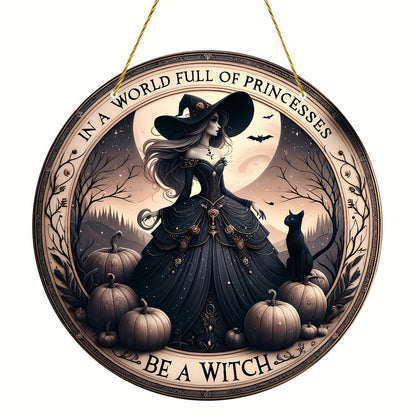 Halloween Wooden House Number Hanging Decor