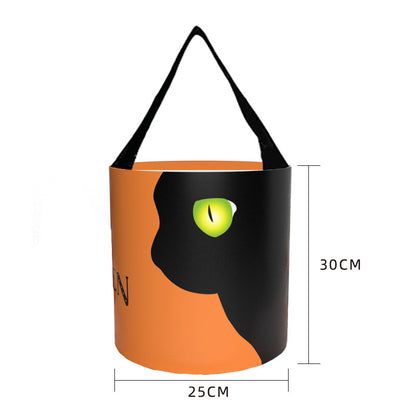 Glowing Pumpkin Halloween Candy Bag