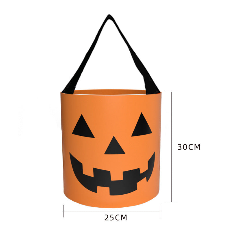 Glowing Pumpkin Halloween Candy Bag