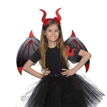 Halloween Devil Wings Costume Set