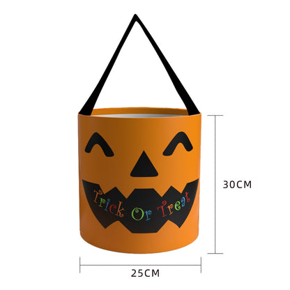 Glowing Pumpkin Halloween Candy Bag