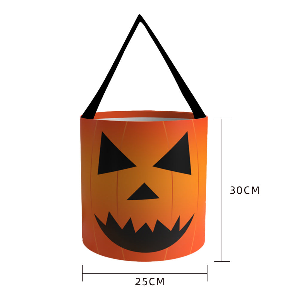 Glowing Pumpkin Halloween Candy Bag