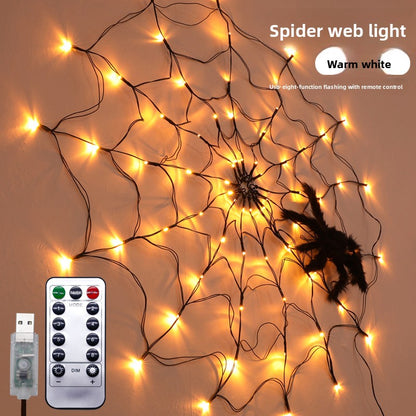 Glowing Spider Halloween Lights