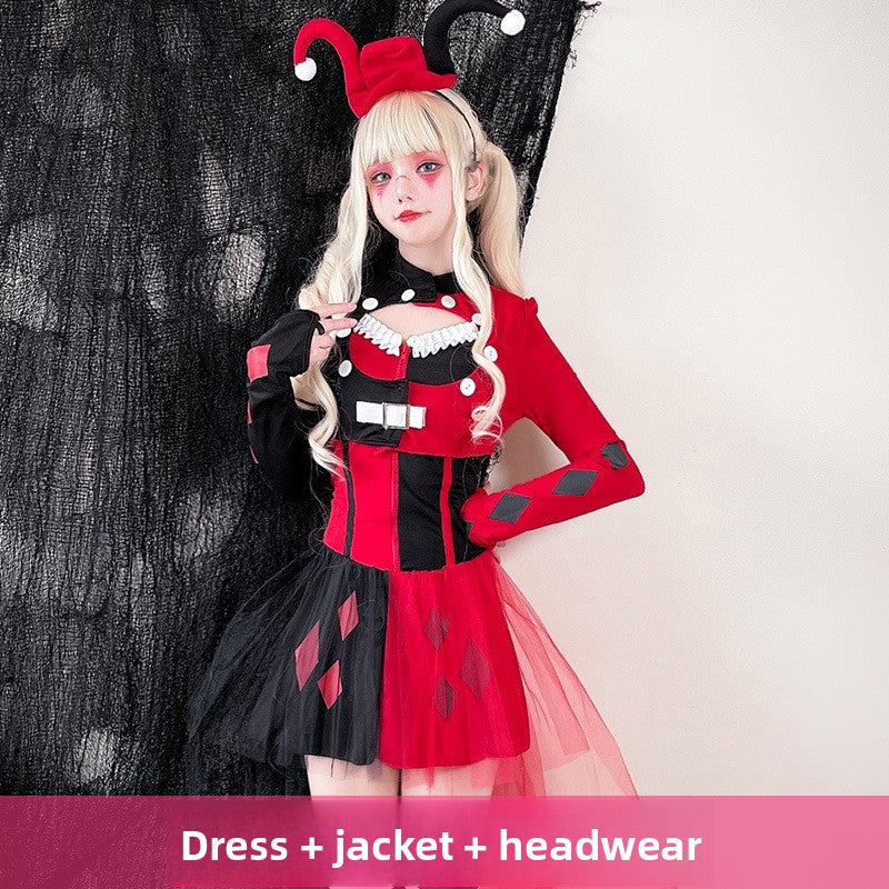 Halloween Clown Costume Set