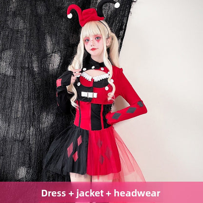 Halloween Clown Costume Set