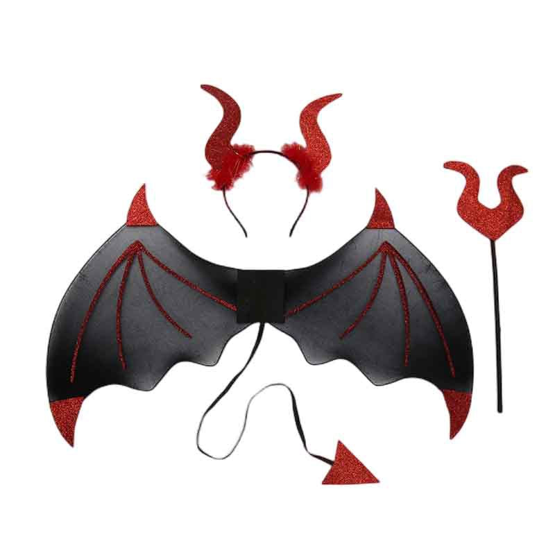Halloween Devil Wings Costume Set
