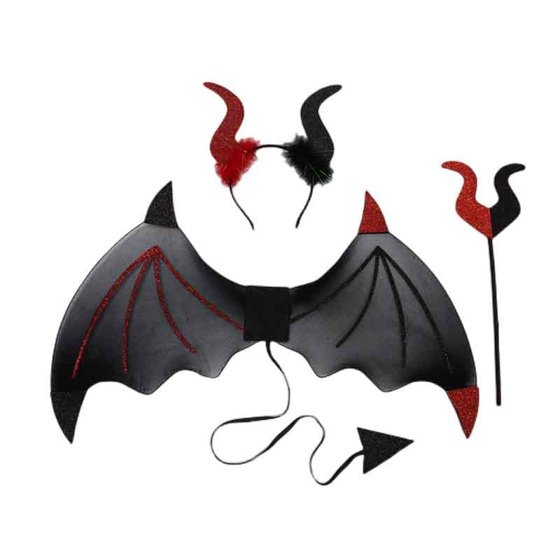 Halloween Devil Wings Costume Set