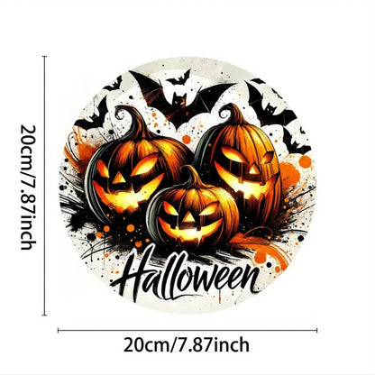 Halloween Wooden House Number Hanging Decor