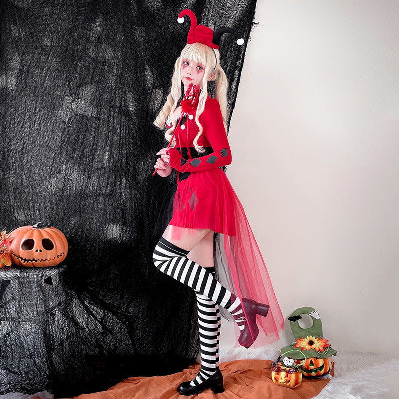Halloween Clown Costume Set