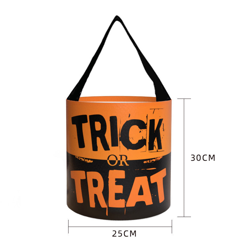 Glowing Pumpkin Halloween Candy Bag