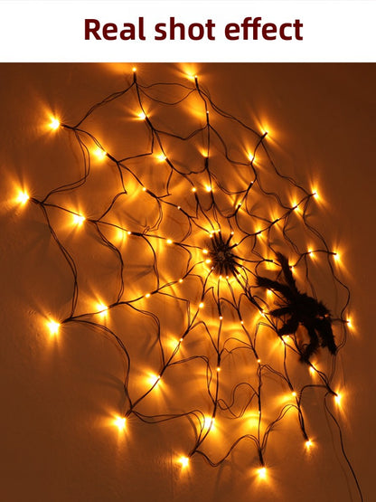 Glowing Spider Halloween Lights