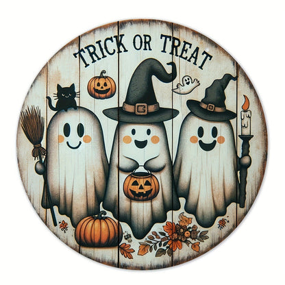 Halloween Wooden House Number Hanging Decor
