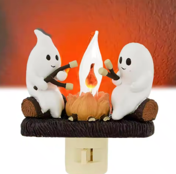 Halloween Ghost Flickering Night Light