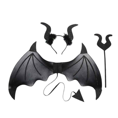Halloween Devil Wings Costume Set