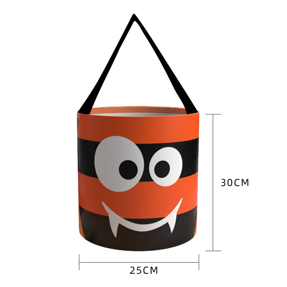 Glowing Pumpkin Halloween Candy Bag