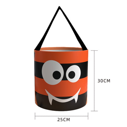 Glowing Pumpkin Halloween Candy Bag