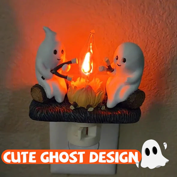 Halloween Ghost Flickering Night Light