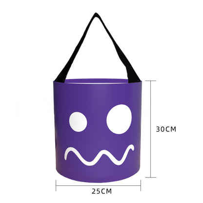 Glowing Pumpkin Halloween Candy Bag