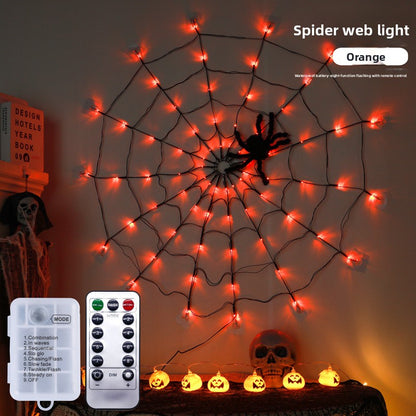 Glowing Spider Halloween Lights