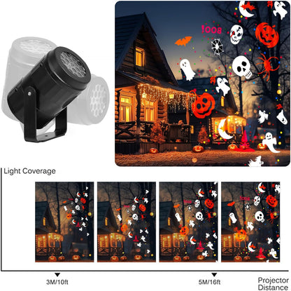 USB Halloween Party Projector Light