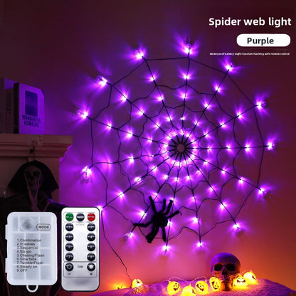 Glowing Spider Halloween Lights