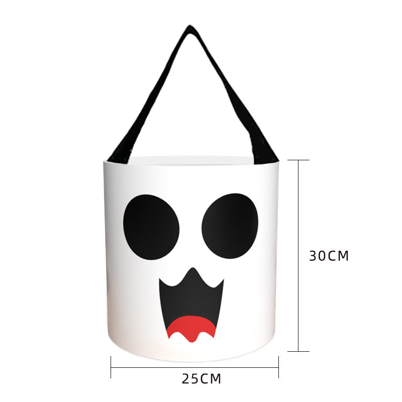 Glowing Pumpkin Halloween Candy Bag