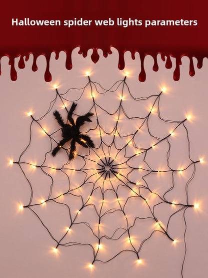 Glowing Spider Halloween Lights
