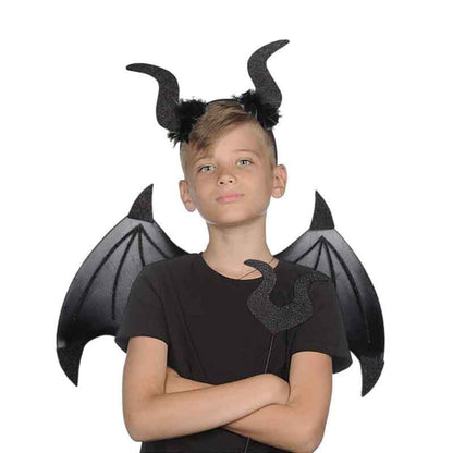 Halloween Devil Wings Costume Set