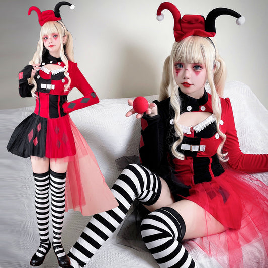 Halloween Clown Costume Set